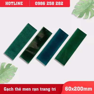 Gạch thẻ 60x200 men rạn mã 6620