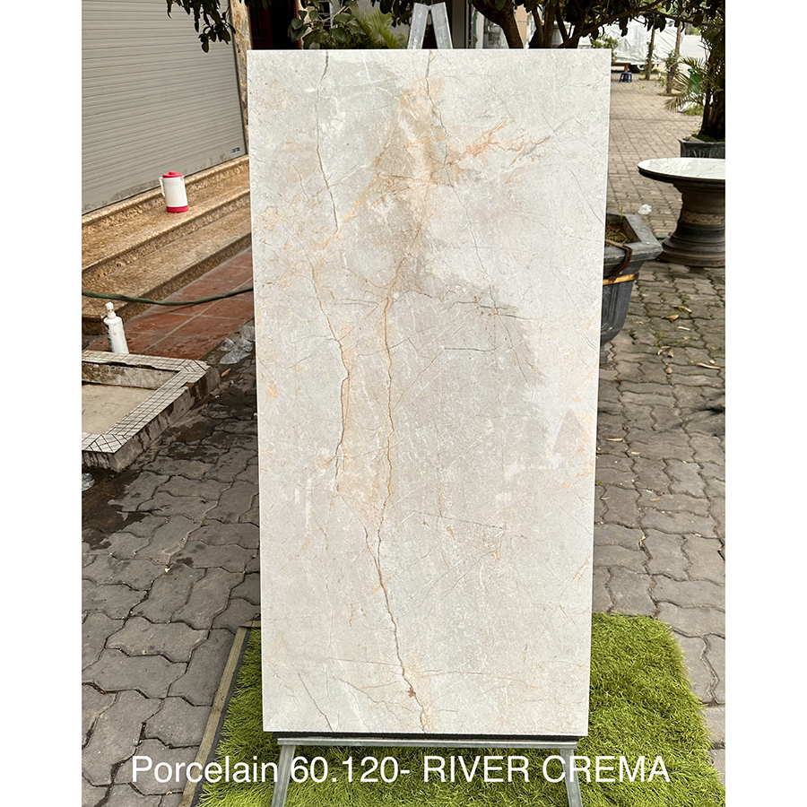 Gạch Ấn Độ 600x1200mm River Crema
