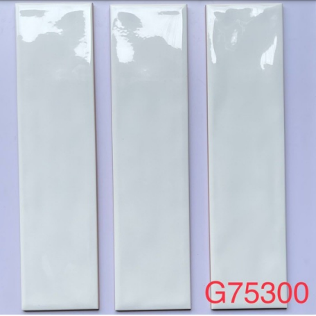 Gạch thẻ trắng bóng lượn 75*300 mã G75300