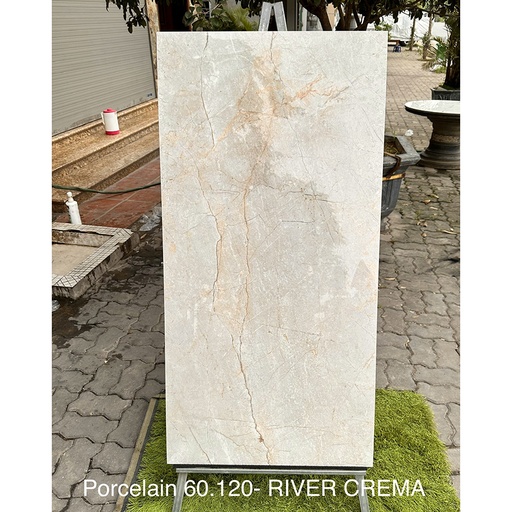 [Crema] Gạch Ấn Độ 600x1200mm River Crema