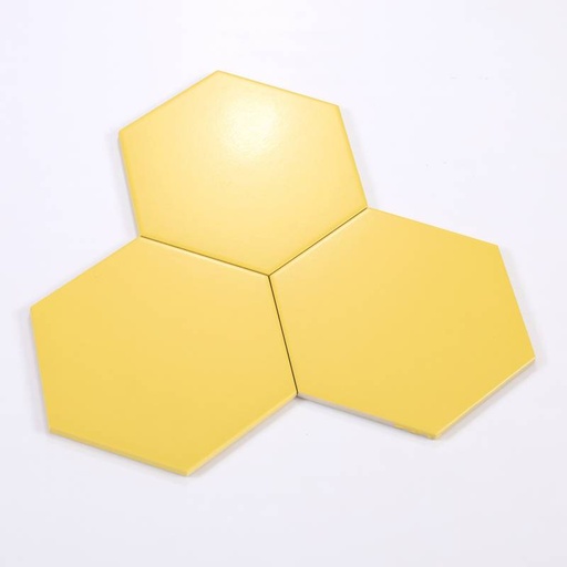 [NGL_M23205] Gạch lục giác vàng men mờ KT 200x230x115mm mã NGL_M23205