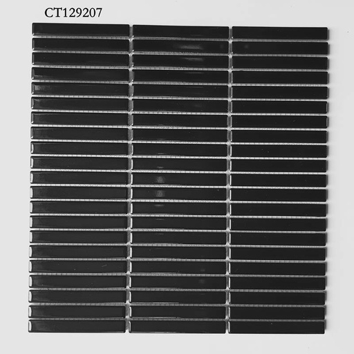 [CT129207] Gạch Mosaic thẻ que đen mã CT129207